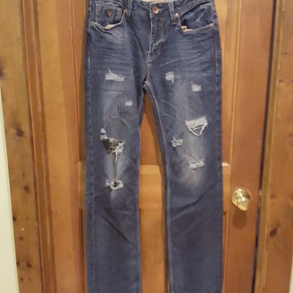 GUESS jeans - Slim Straight leg ripped - Picture 1 of 5